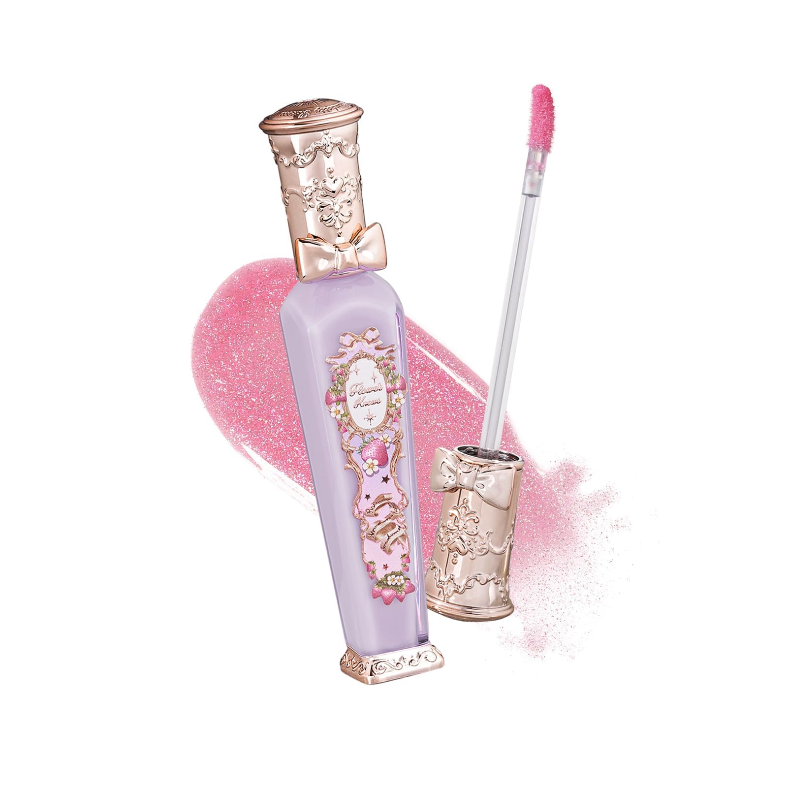 Flower Knows Violet Strawberry Rococo, bouteille élégante pour une application chic et glamour.