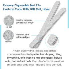 Flowery lime à ongles coussin-core, confort lors du limage.