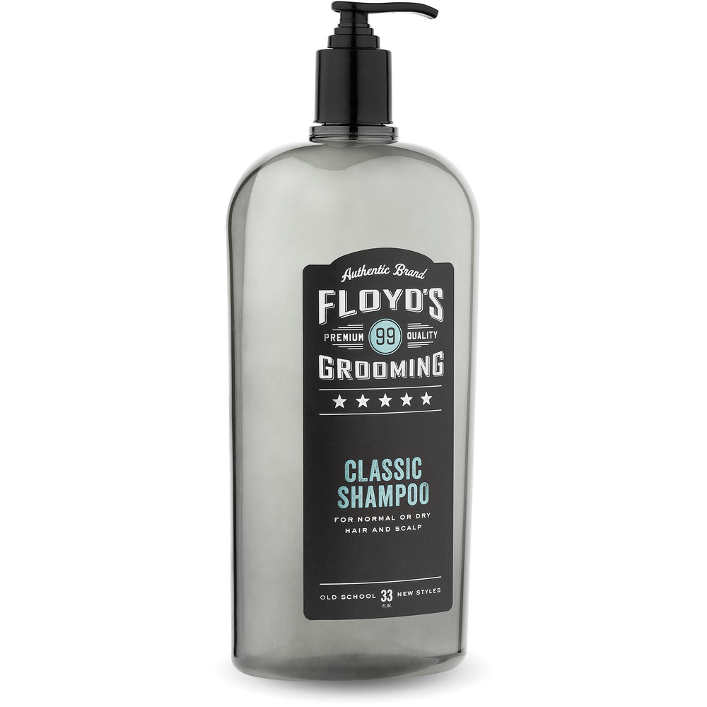 Floyd's 99 Classic Shampoo en bouteille, nettoyage en douceur et hydratation des cheveux.