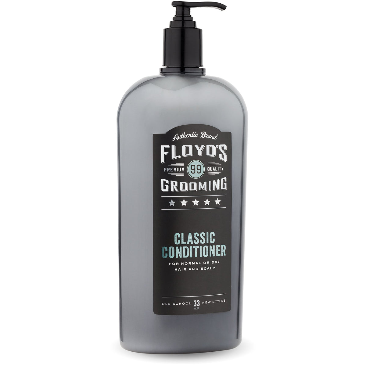 Floyd's 99 Conditionneur Classique – Bouteille pour cheveux hydratés et brillance naturelle.