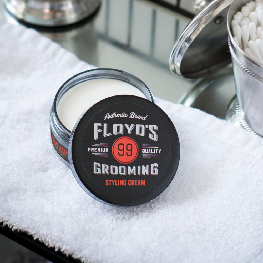 Floyd's Grooming Styling Cream – brillance naturelle pour une apparence saine et polie.