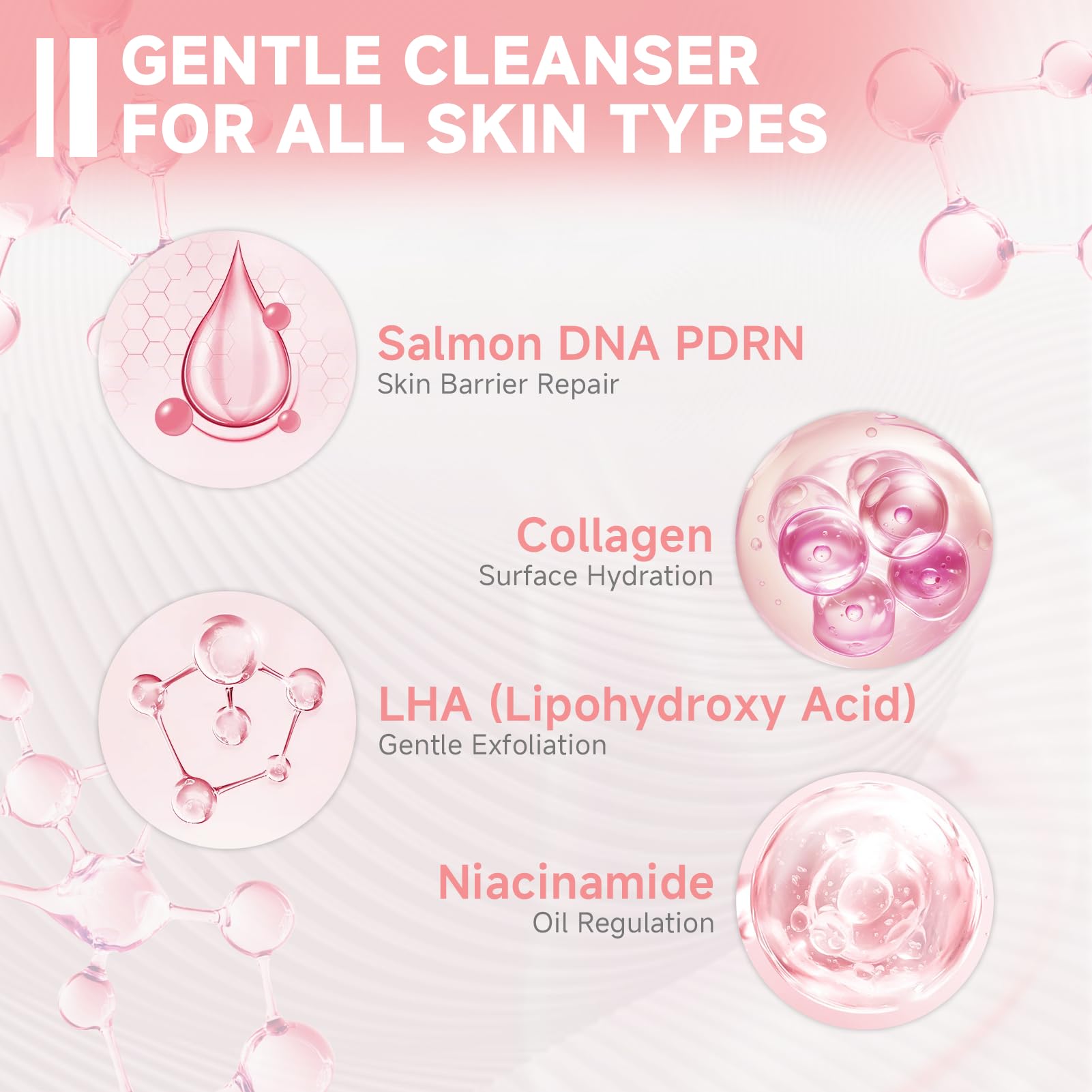 FluMisch tête de massage en silicone pour nettoyage en douceur
