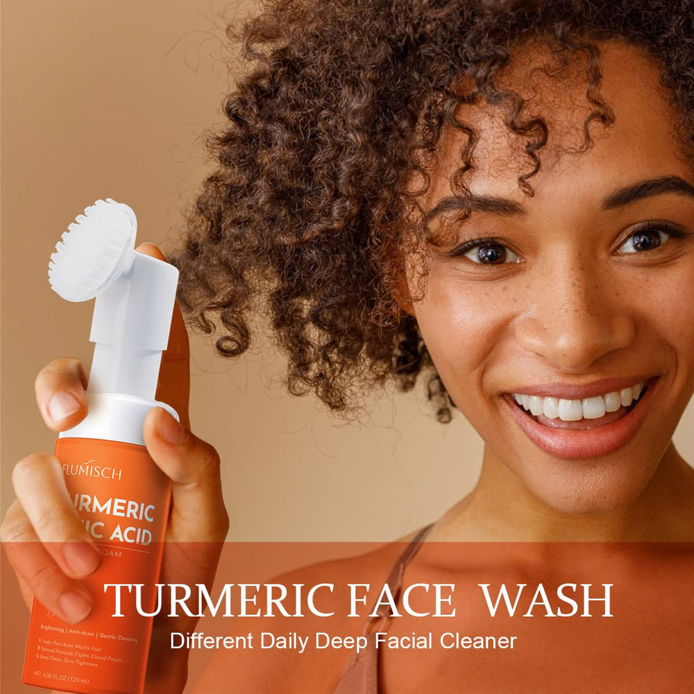 FluMisch coffret deux nettoyants visage curcuma.