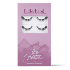 FlutterHabit Bestie Lash Clusters ensemble cils pour regard poupée durable