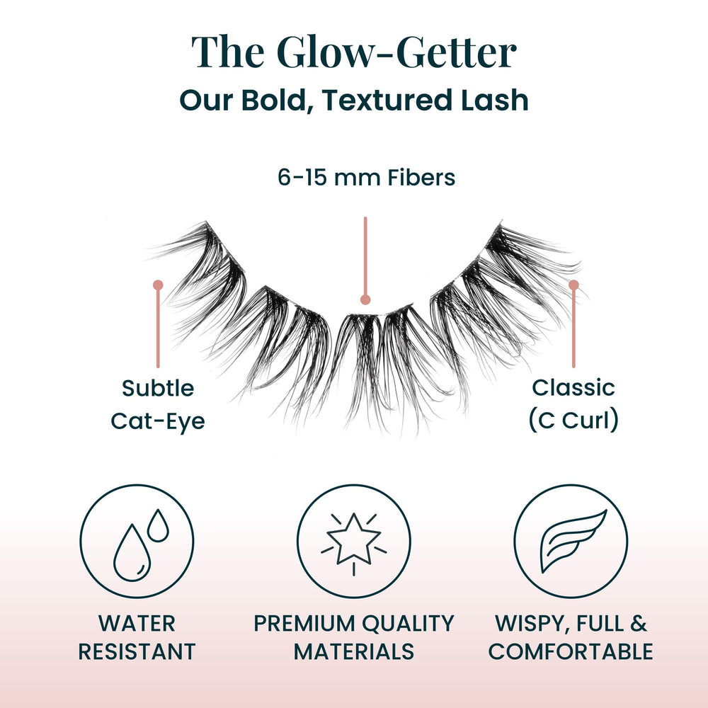 FlutterHabit Glow-Getter longueur réglable 6 à 15 mm pour varier l’effet