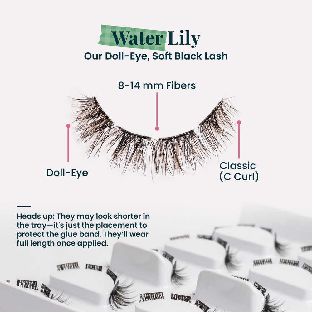 FlutterHabit look naturel sous-cils nenuphar pour un regard discret.