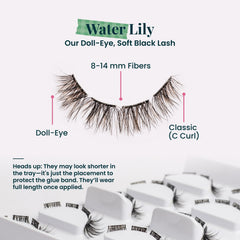 FlutterHabit look naturel sous-cils nenuphar pour un regard discret.
