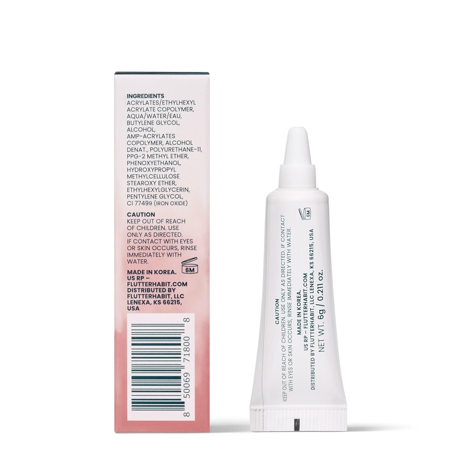 FlutterHabit retrait facile avec balm, enlève les extensions sans abimer les cils.