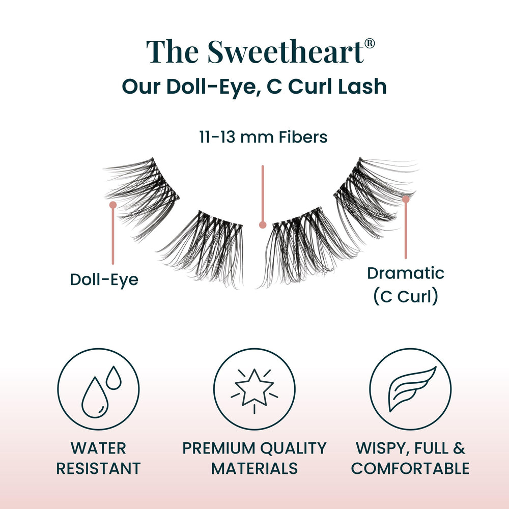 FlutterHabit Sweetheart Cils – base naturelle pour un regard discret et confortable.