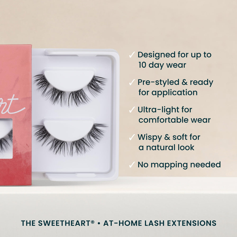 FlutterHabit Sweetheart Cils – tenue longue durée jusqu'à 10 jours.