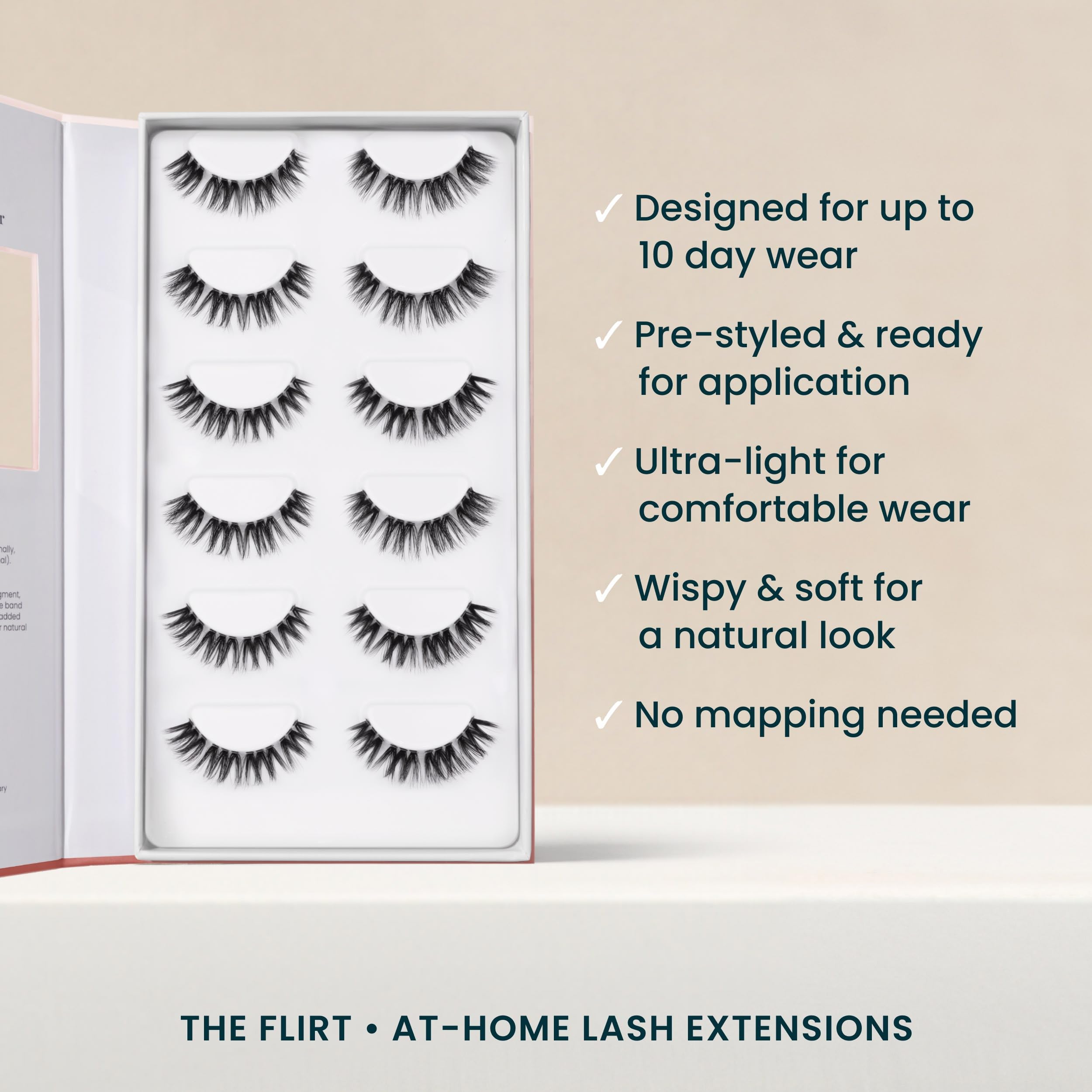 FlutterHabit The Flirt – Application facile à domicile pour un look naturel