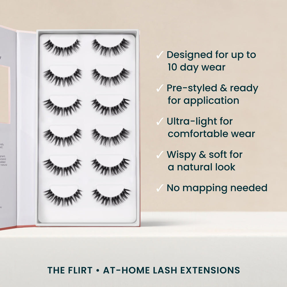 FlutterHabit The Flirt – Application facile à domicile pour un look naturel