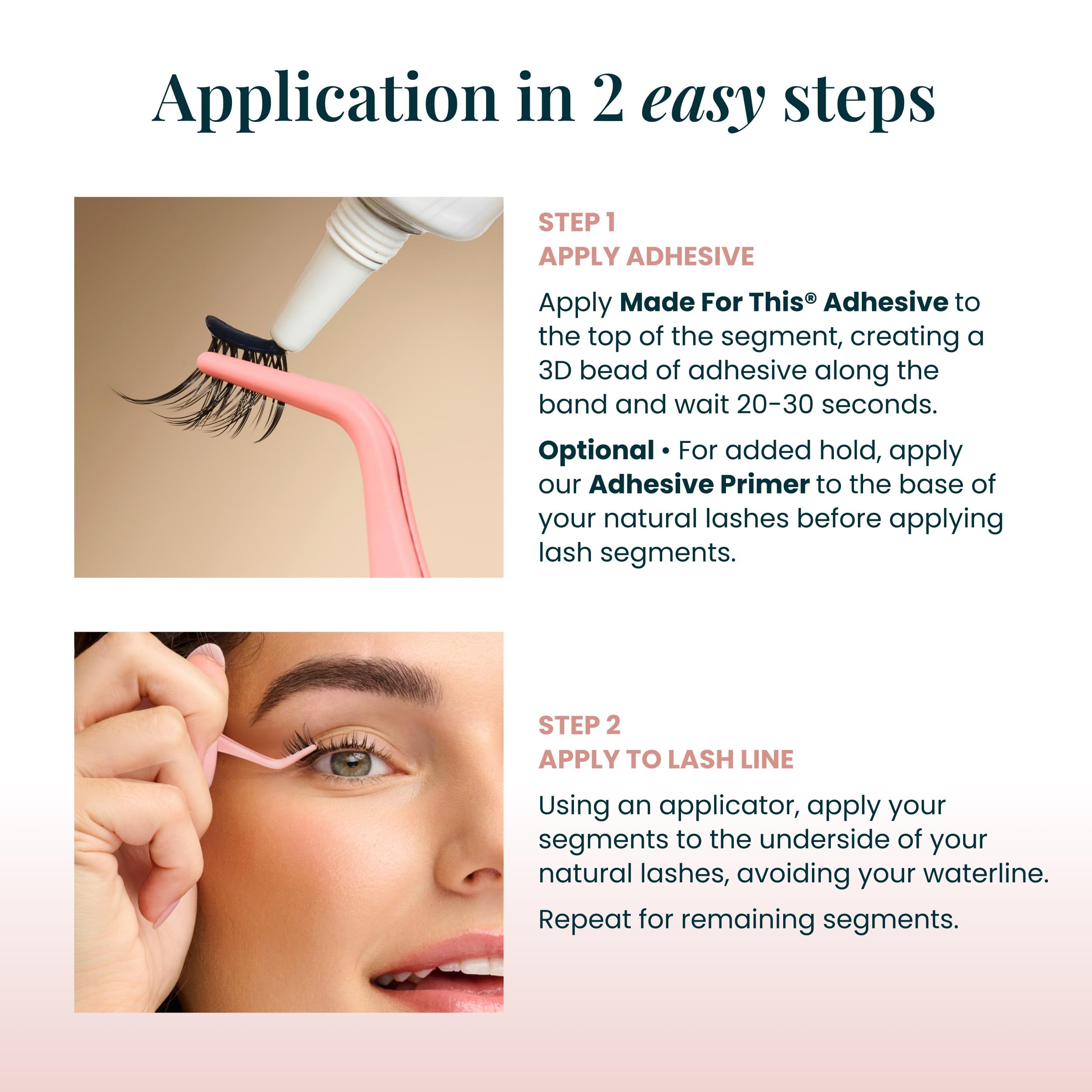 FlutterHabit Water Lily Lash Clusters: tenue durable jusqu’à dix jours selon l’usage.