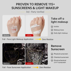 FLYLEAF Nettoyage tout-en-un efficace contre maquillage et sébum