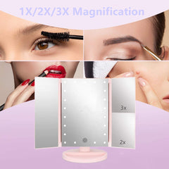 Flymiro Miroir magnifications 3x-2x-1x pour les détails du regard.