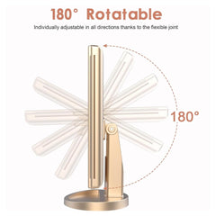 Flymiro Miroir rotation 180 degrés pour angle ajustable lors du rasage et maquillage.