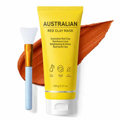 FMRFMR masque visage argile rouge australienne en emballage, purification des pores.
