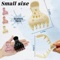 Foaryoer clip anti-glisse pour racines, cheveux bouclés solides.