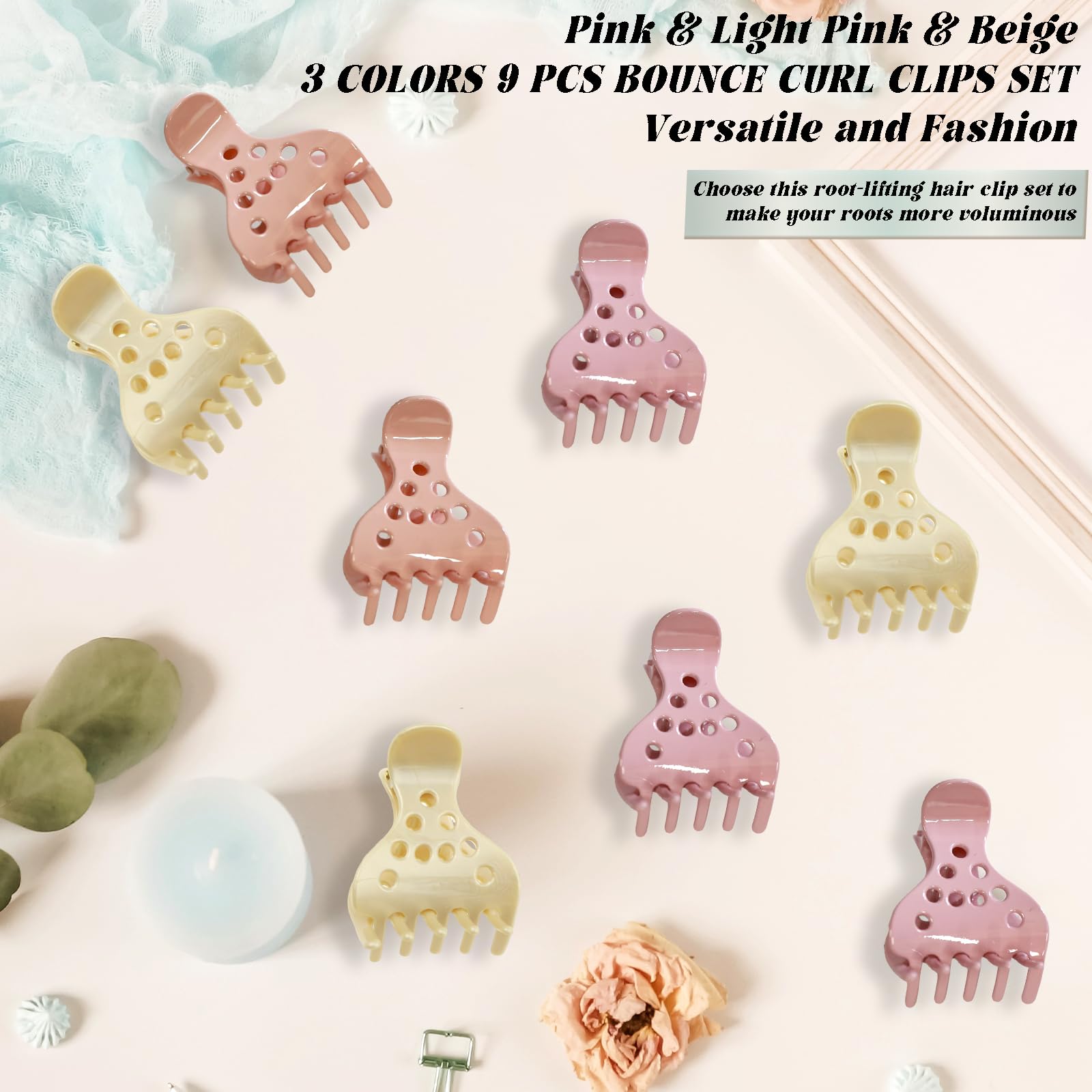Foaryoer clip usage quotidien et fêtes pour volume durable.