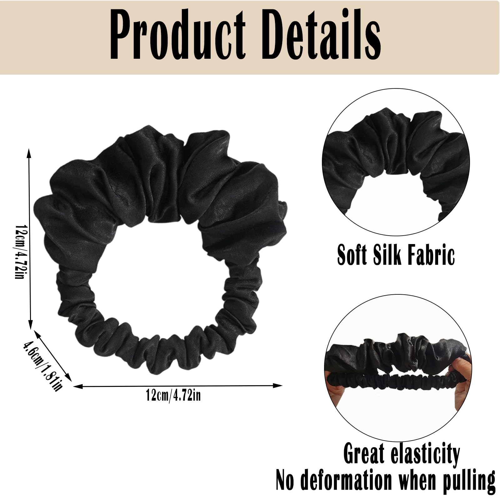 Foaryoer rouleaux nuit cheveux long noir: boucles en douceur au réveil.