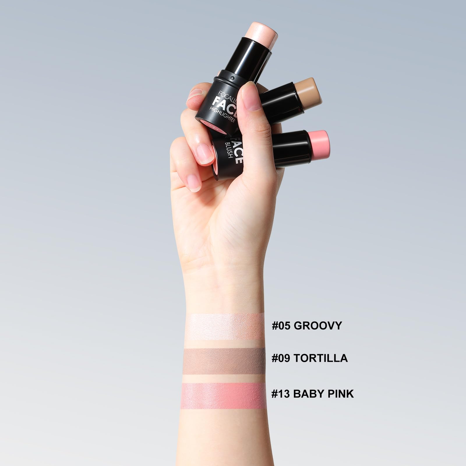 FOCALLURE bronzer crème — couleur chaude et naturelle pour un teint ensoleillé.