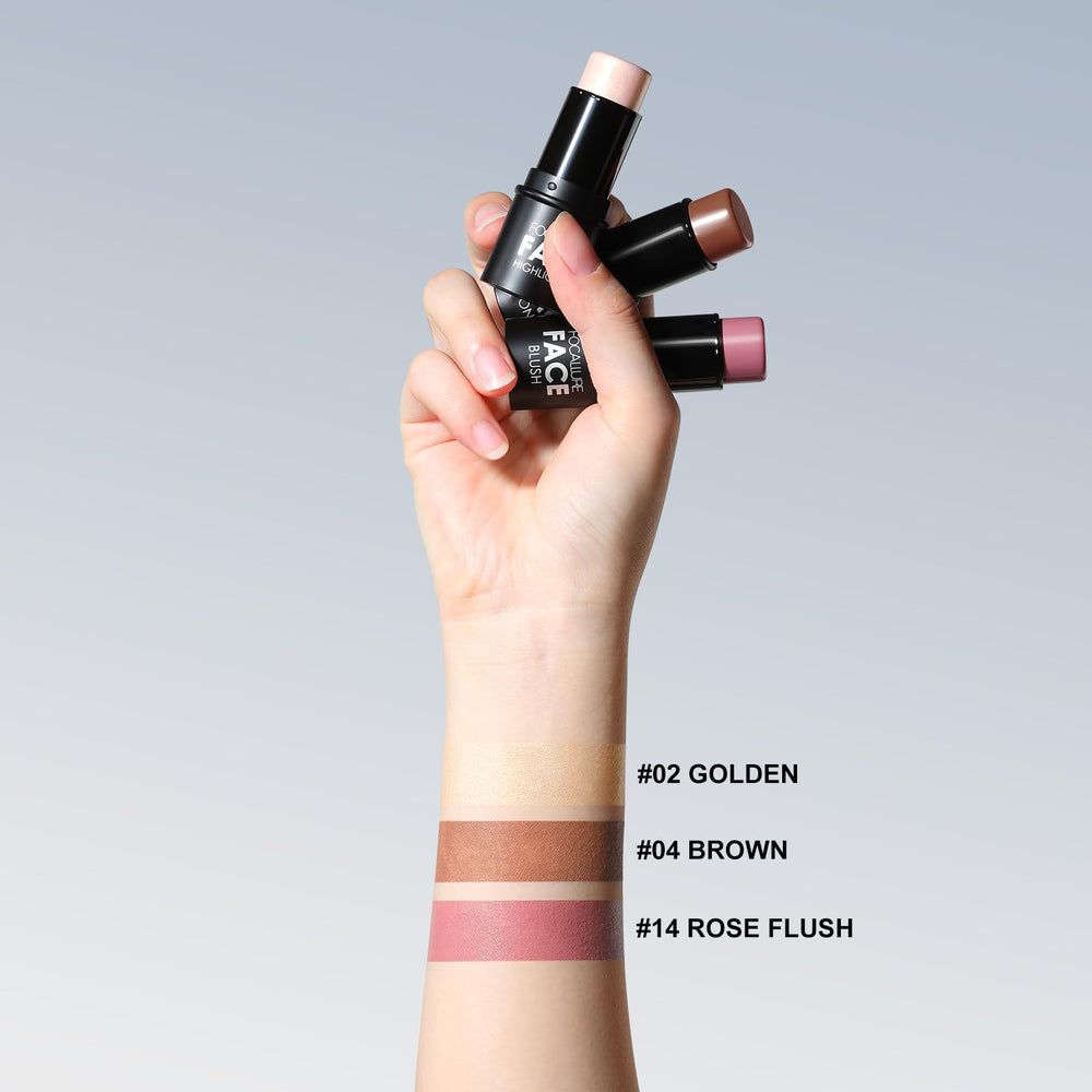 FOCALLURE bronzer crème ton naturel pour réchauffer le teint.