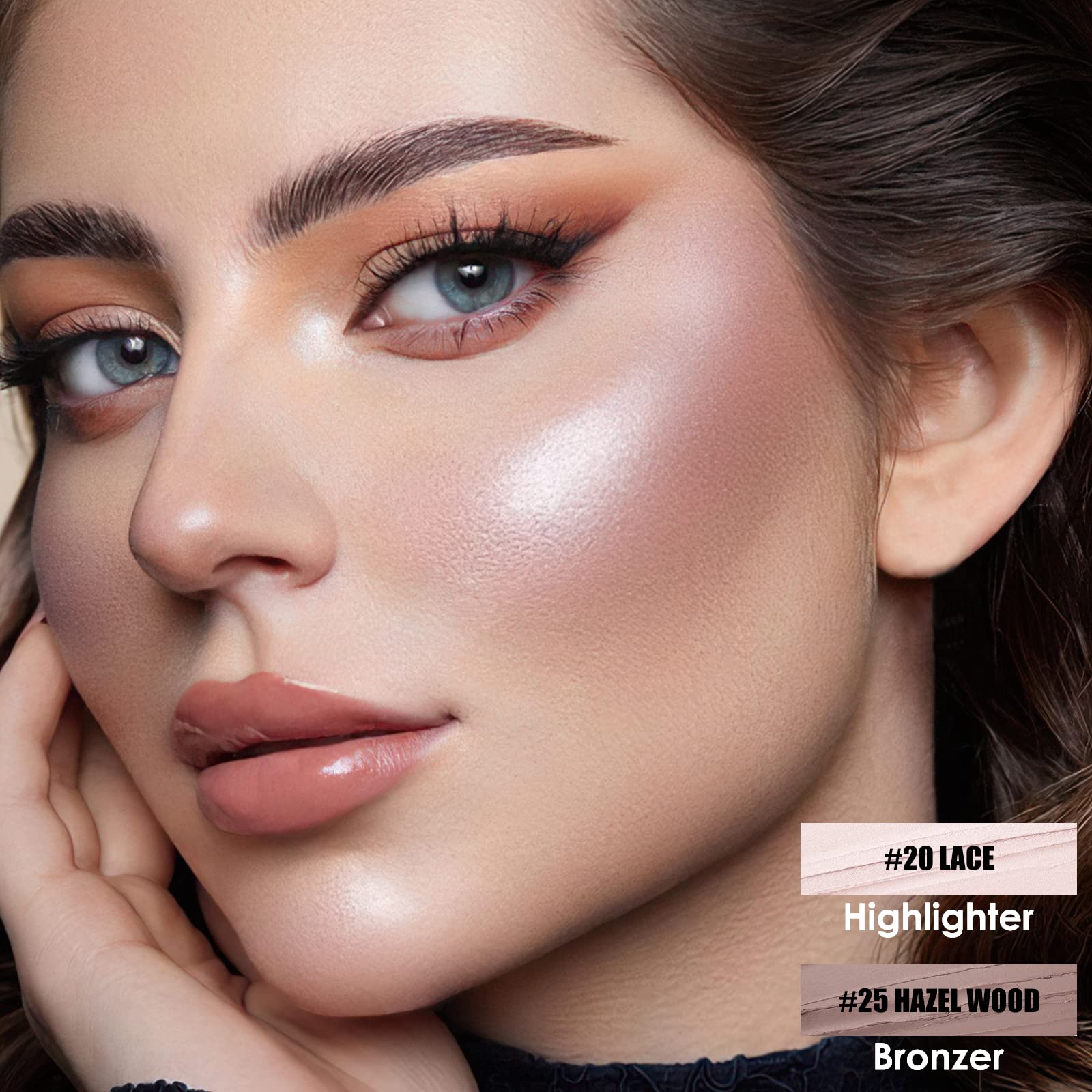 FOCALLURE bronzer-shade-warm-glow adds soft sun-kissed warmth