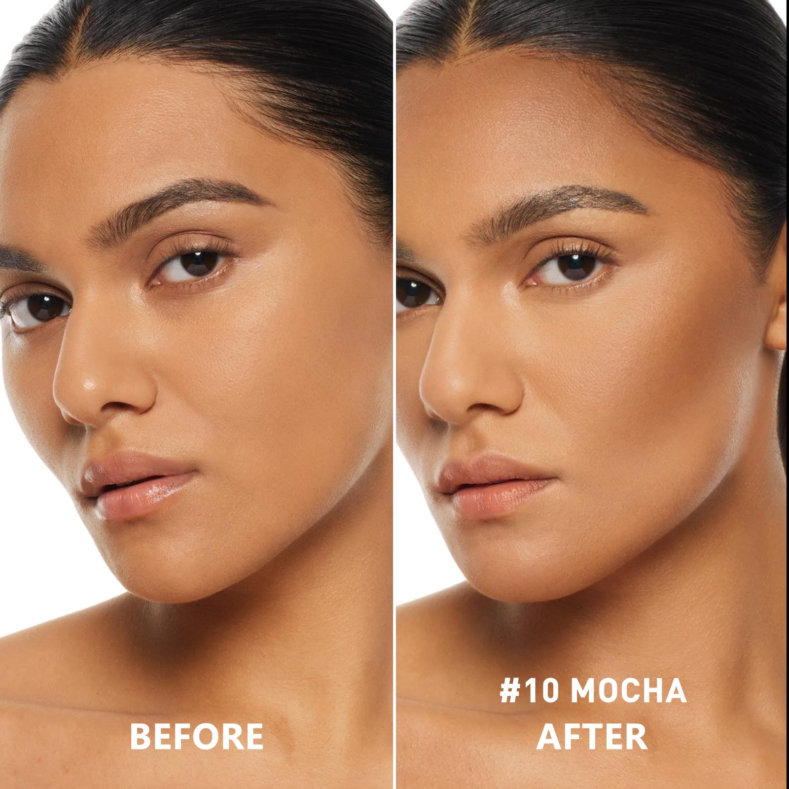 Teinte moka du bâton contour, échantillon pour tester la couleur.
