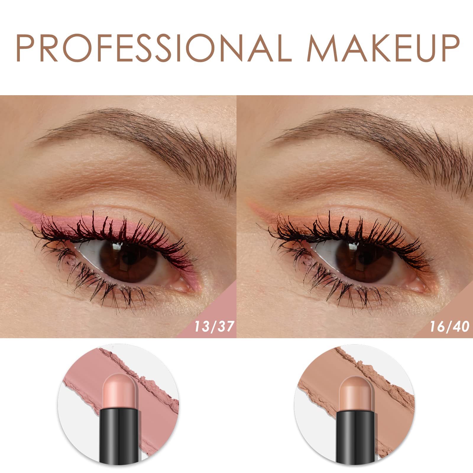 FOCALLURE crayon ombre crème, formule anti-plis qui tient toute la journée.