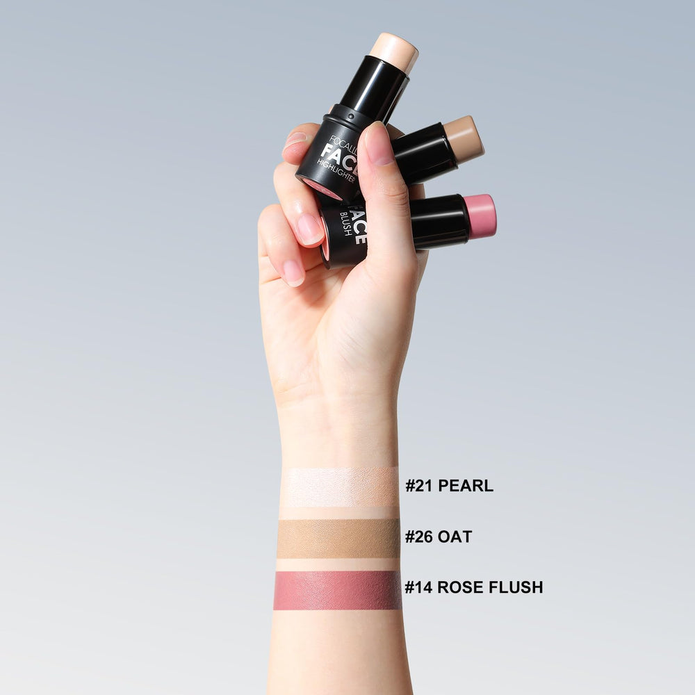 FOCALLURE highlighter creme, éclat subtil sur les zones saillantes du visage.