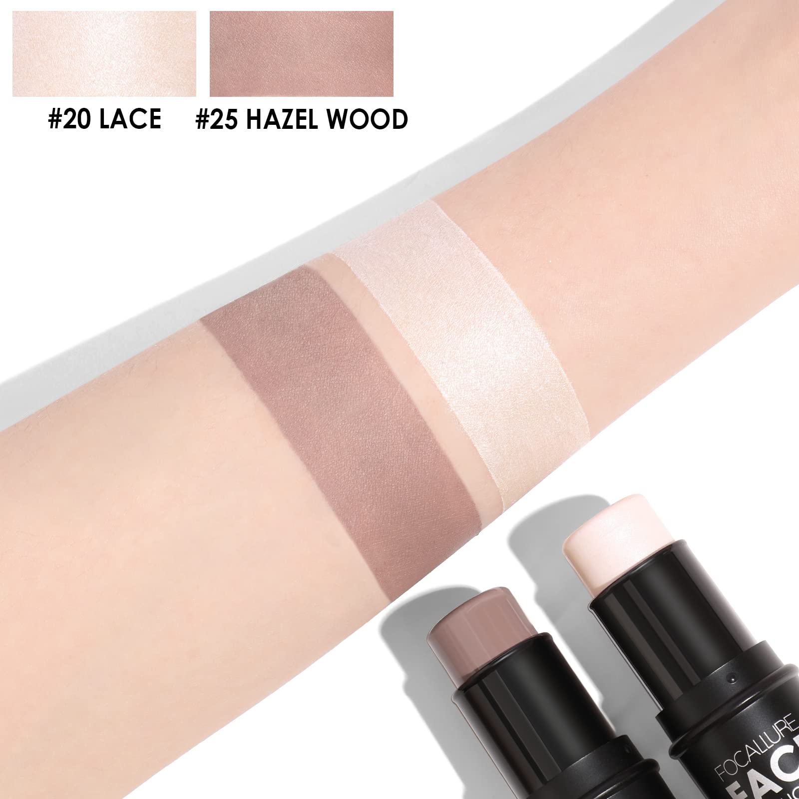 FOCALLURE highlighter-shimmer-pink-gold provides luminous cheek radiance