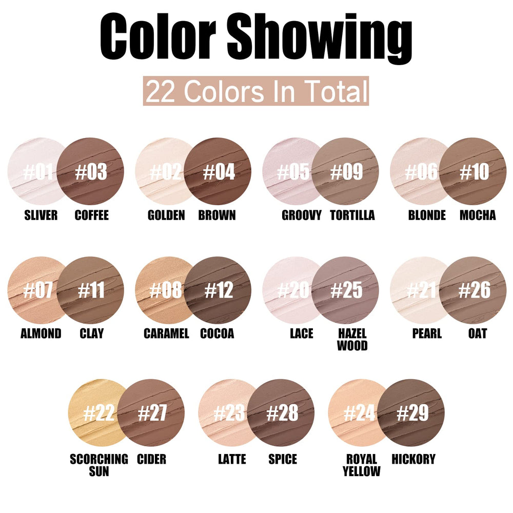 FOCALLURE long-wear-water-resistant contour kit lasts without caking