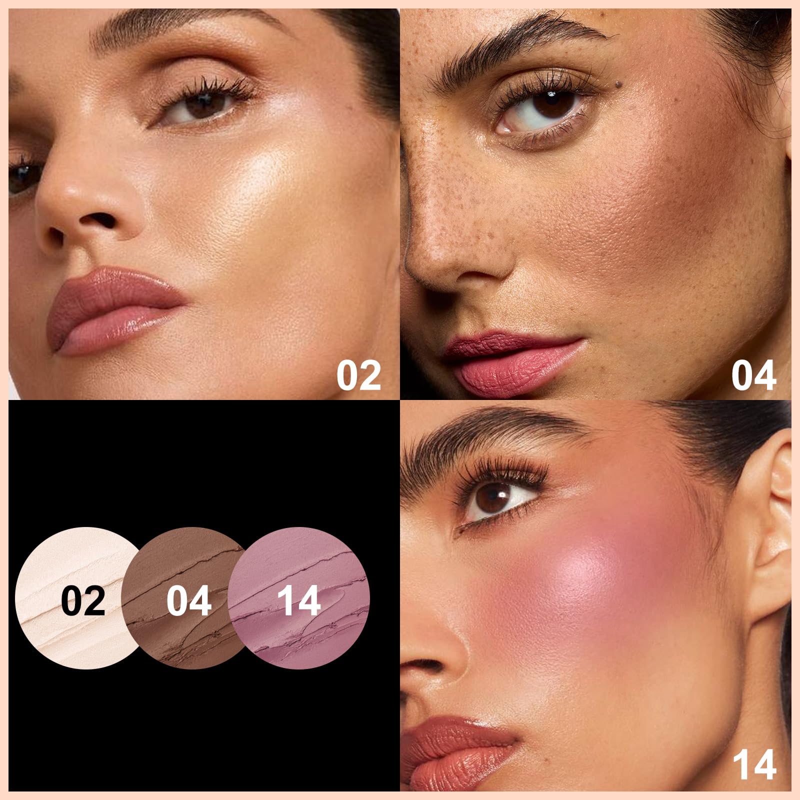 FOCALLURE lumineux crème accentuant les zones du visage pour lumière subtile.