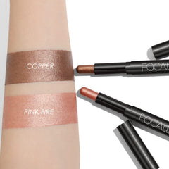 FOCALLURE Crayon ombre crème: longue tenue pour des yeux nets