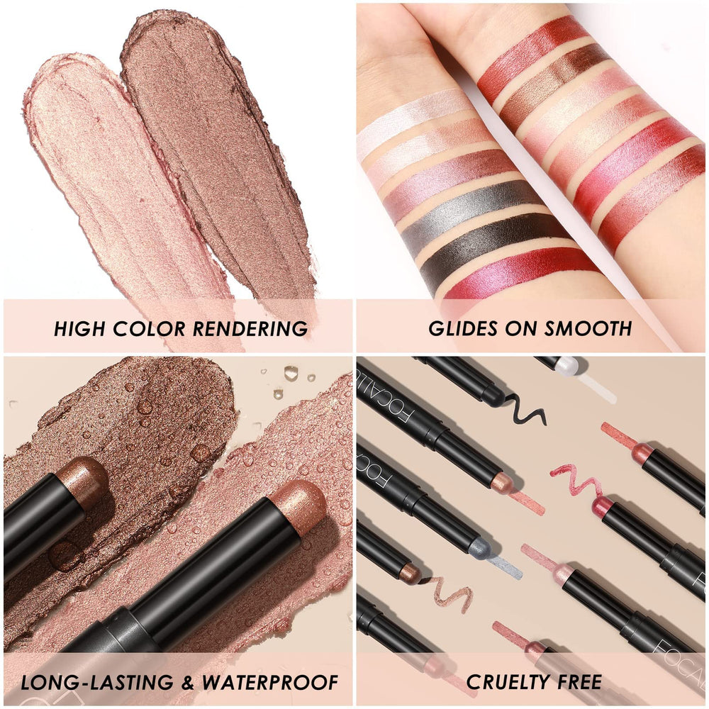 FOCALLURE Ombre-stick crème: look polyvalent et estompage facile