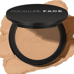 FOCALLURE Poudre pressée matte de texture légère pour un fini velouté