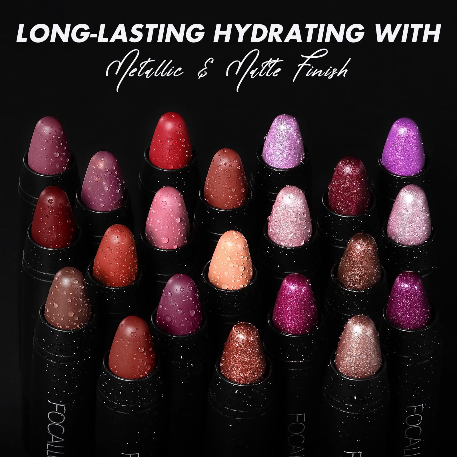 FOCALLURE Ultra Chic rouge à lèvres, fini brillant qui complète le maquillage quotidien.