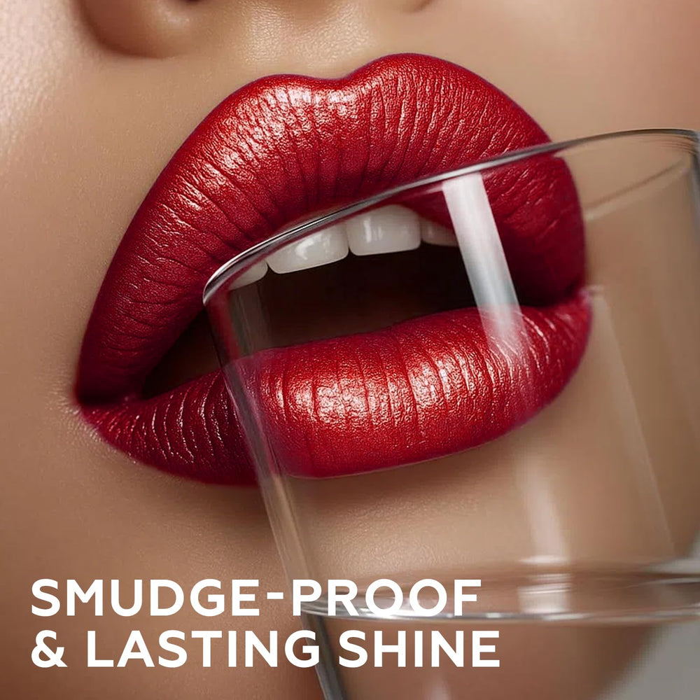 FOCALLURE rouge métal : texture soyeuse qui glisse et reste confortable.