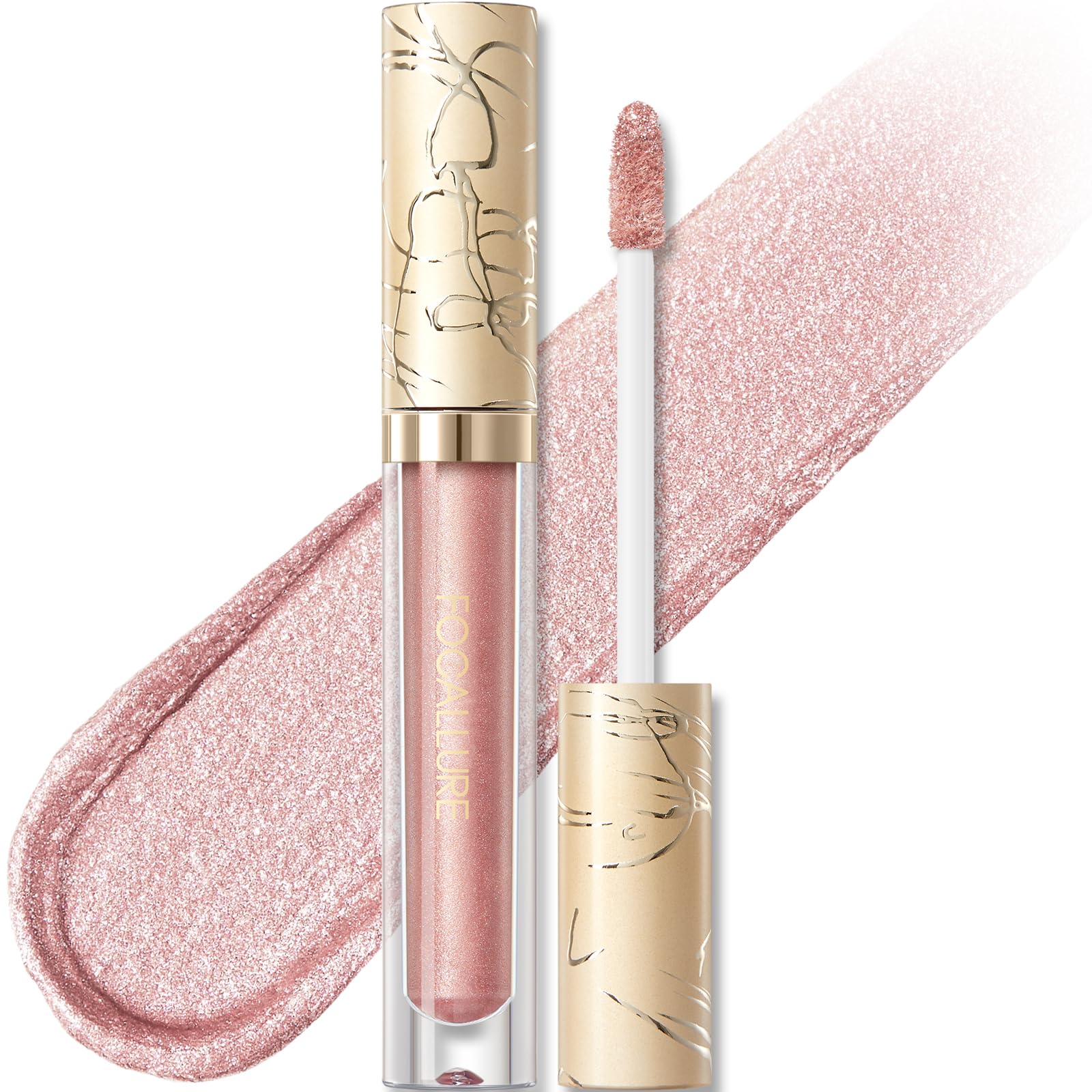 FOCALLURE rouge liquide metallique – brillance intense et pigmentation élevée pour un look audacieux.