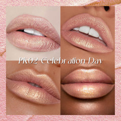 FOCALLURE Rouge liquide métallique teinte étincelante pour un look festif réussi