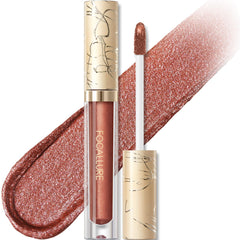 FOCALLURE rouge métallique liquide avec emballage éclatant, couleur intense et effet glamour.