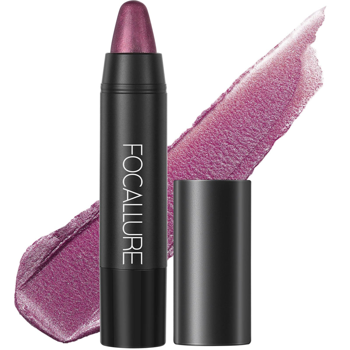 FOCALLURE Rouge Ultra Chic teinte 23 Pansy Violet, couleur éclatante et longue tenue.