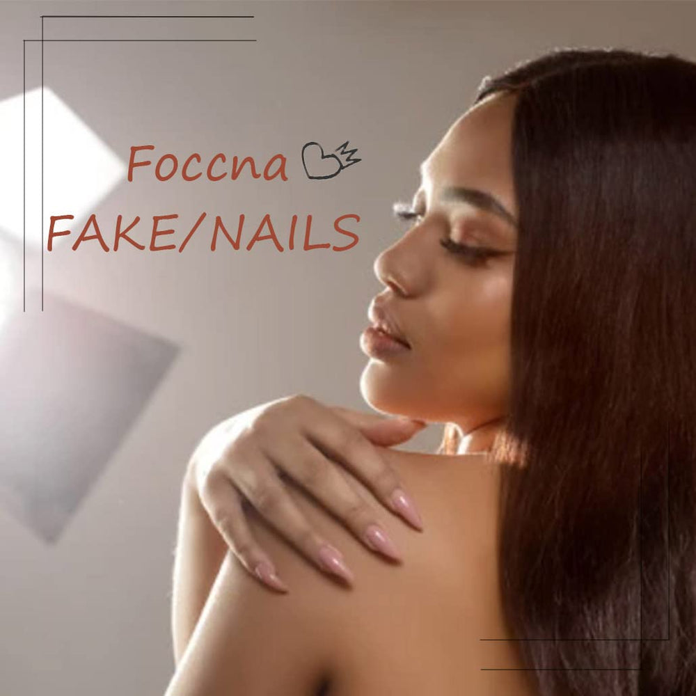 Ongles adhésifs Foccna utilisation à domicile, rapide et simple