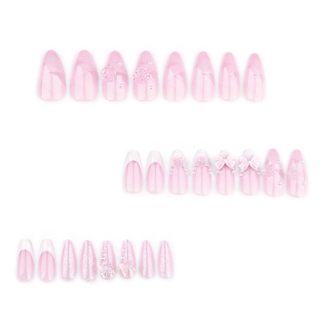 Foccna: ongles amande blancs, résistant et élégant pour toutes les occasions.