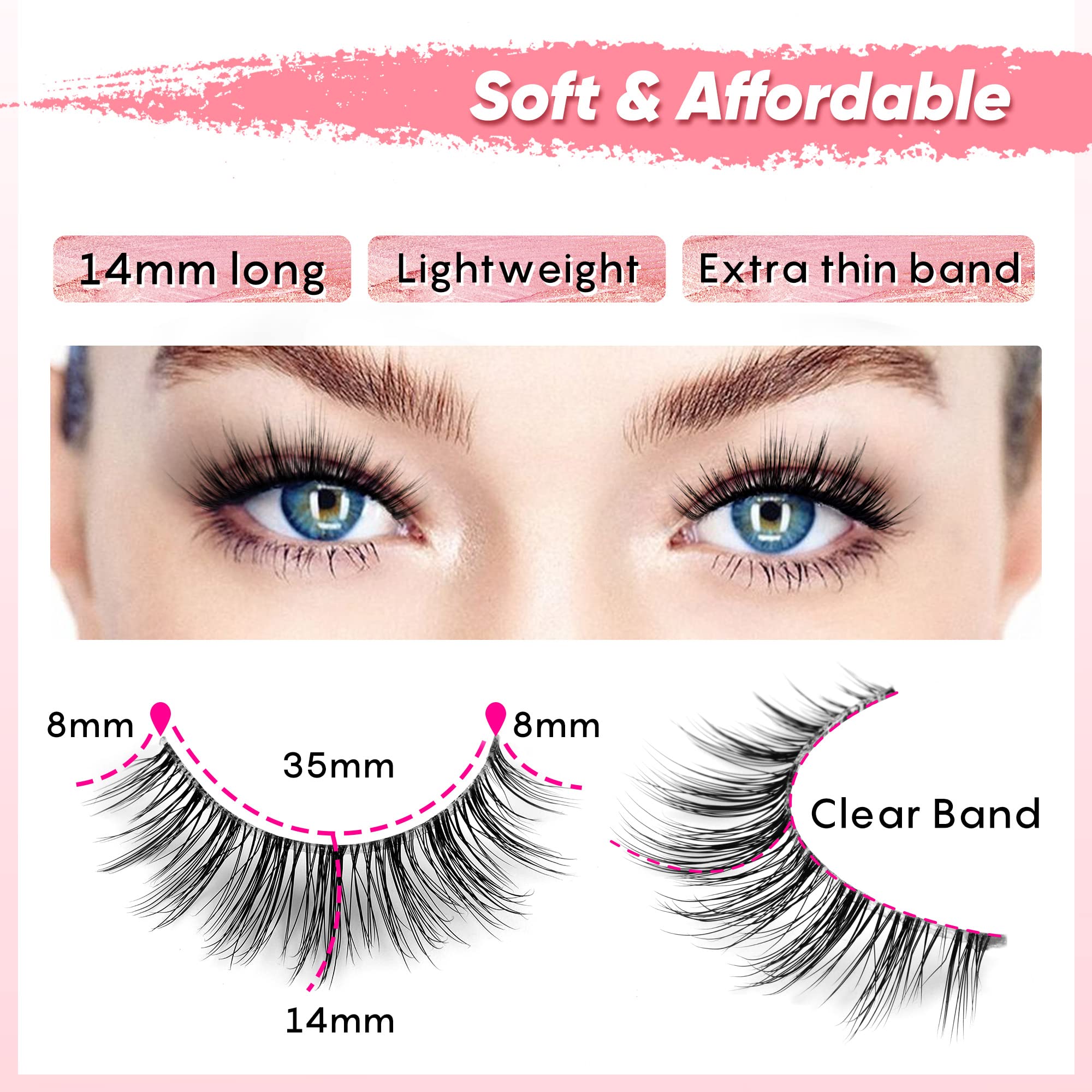 Application facile des cils Focipeysa pour une pose rapide.