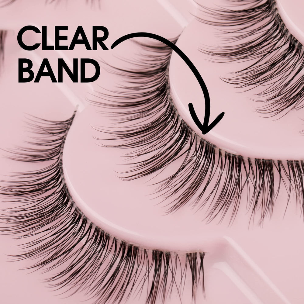 Bande claire Focipeysa, cils 14 mm, confort léger et discret.