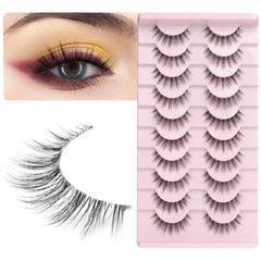 Cils Focipeysa 3D naturels pour un regard quotidien subtil.