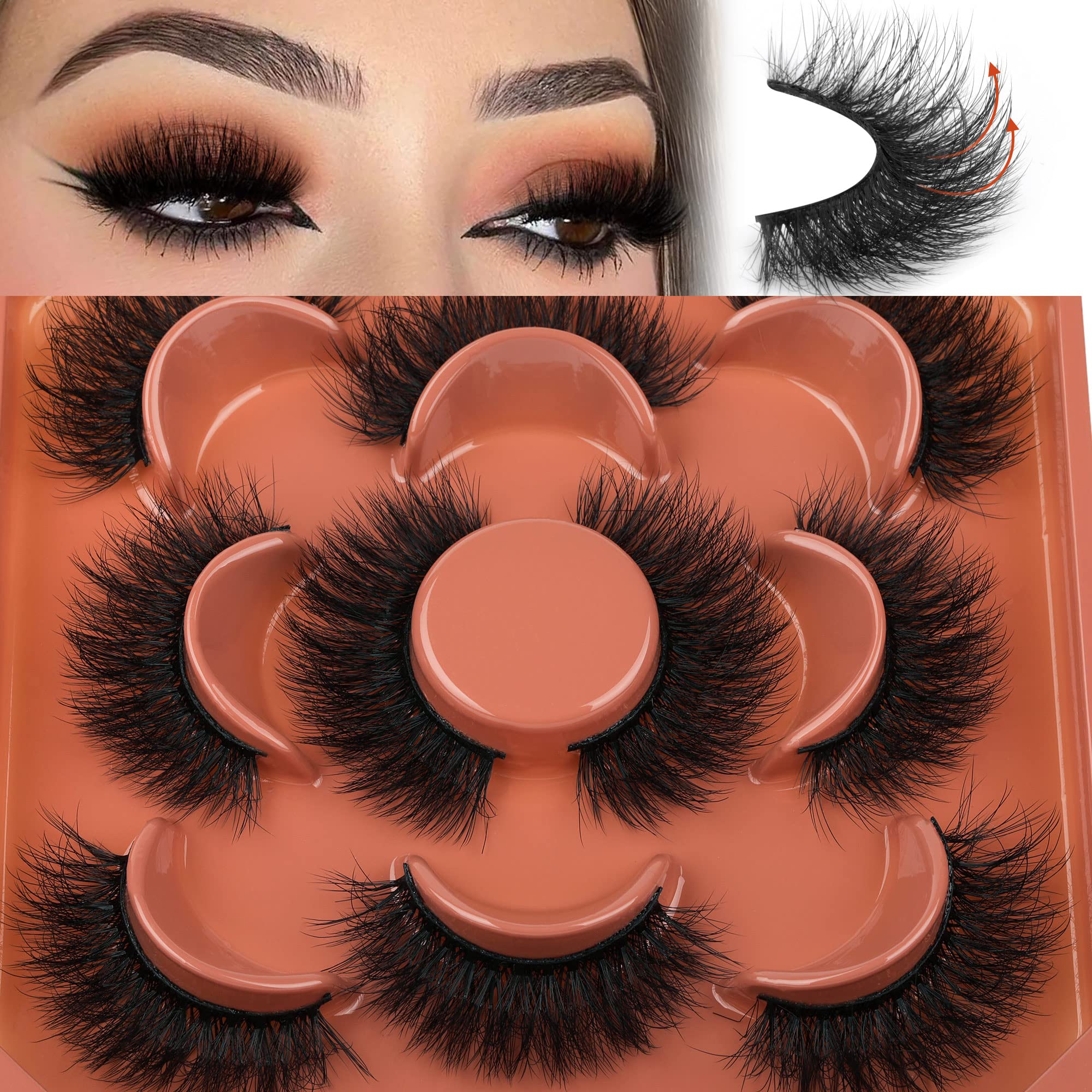 Cils Focipeysa courbure D pour un regard naturel et confortable.