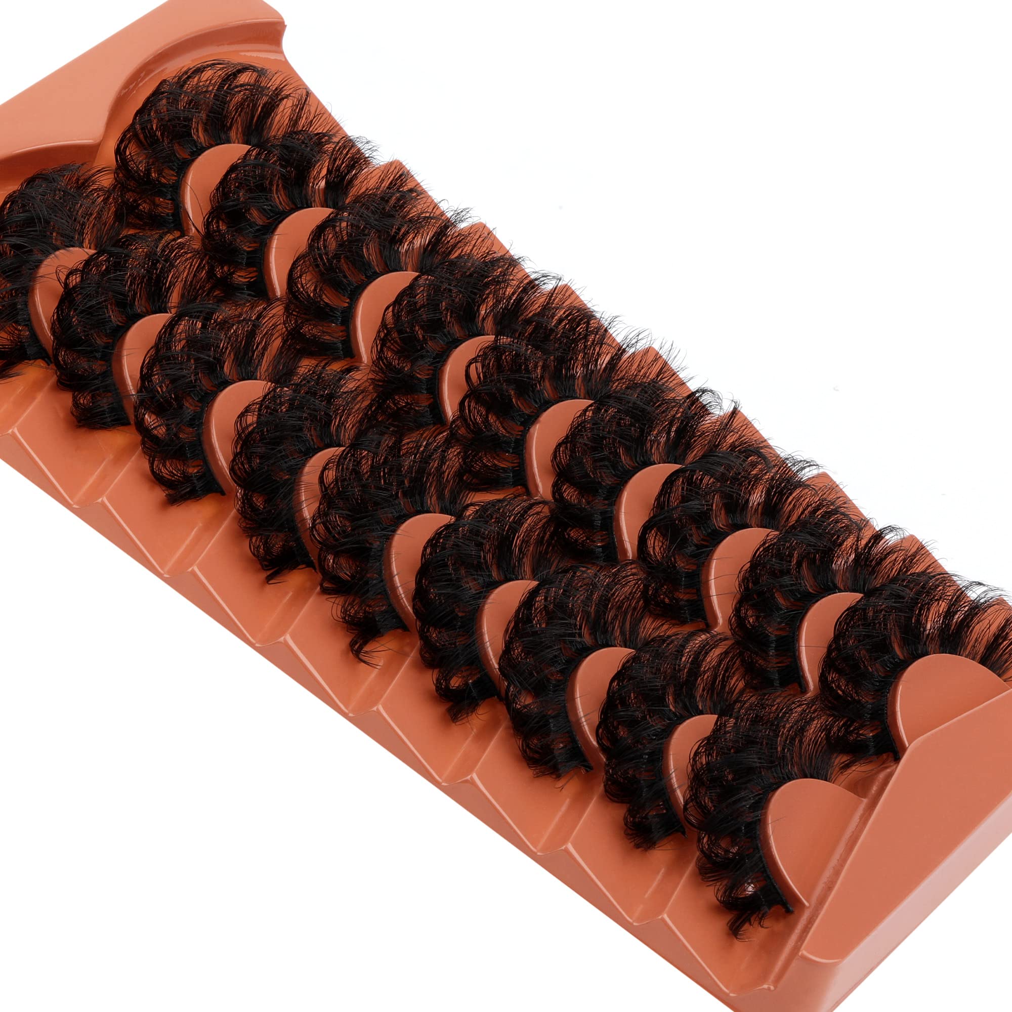 Cils Focipeysa 3D effet œil en amande – regard étiré et élégant.