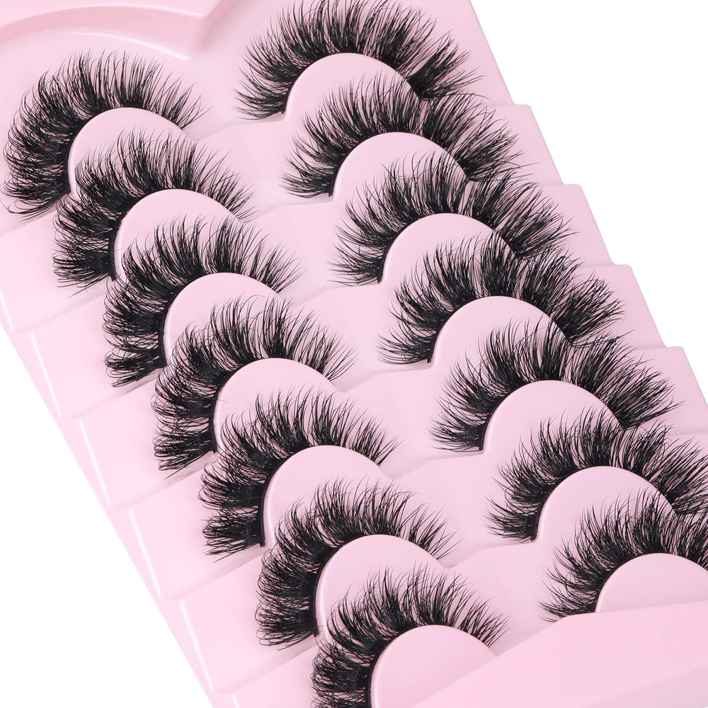 Focipeysa cils mink plats – facile à poser pour débutants.